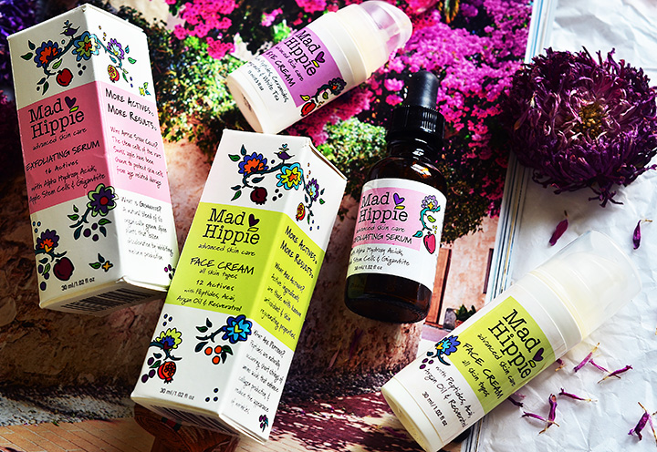 iherb.com, Mad Hippie Skin Care Products, американская косметика, отзывы iherb.com, уход за лицом, iherb.com отзывы, органическая косметика, AHA-кислоты, Mad Hippie Skin Care Products Exfoliating Serum, Mad Hippie Skin Care Products Face Cream 13 Actives,Mad Hippie Skin Care Products Eye Cream 17 Actives