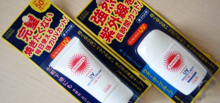Kose SUNCUT Essence In UV Protect Cream SPF50 PA+++, Kose SUNCUT Essence In UV Protect Milk SPF50 PA+++ Waterproof