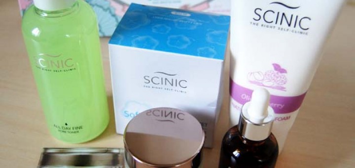 SCINIC Olive & Berry Natural Facial Foam, SCINIC Soft 5 Layer Cotton Sheet, SCINIC ALL DAY FINE Pore Toner, SCINIC NUTRI-100 Peptide Solution, SCINIC Snail Matrix Cream, SCINIC TOTAL Cell Super Clinic, SCINIC NUTRI-100 Peptide Solution