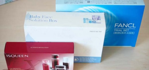 LANEIGE Baby Face Solution Box, Fancl Basic skin care travel set (moist), IsQueen Ex-White Revolution Set