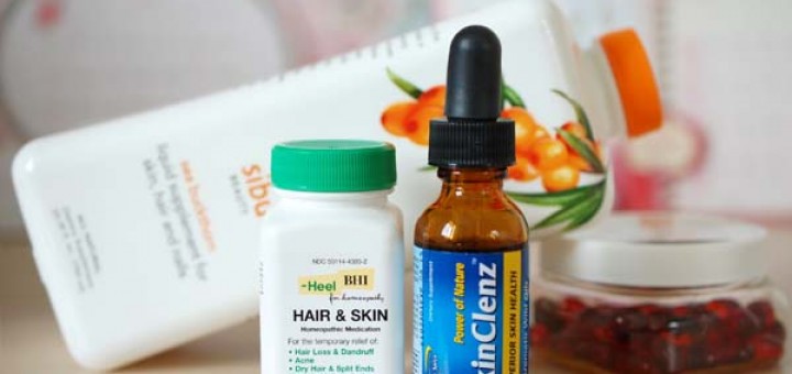 Heel BHI, Hair & Skin, Sibu Beauty, Liquid Sea Buckthorn Supplement, Skin, Hair and Nails, Sibu Beauty, Sea Buckthorn Oil, Cellular Support, with Omega 7, North American Herb & Spice Co., SkinClenz