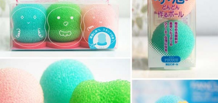 Rosette Foaming Sponge, VESS PUCUCU Foaming Ball, Fancl Foaming Ball