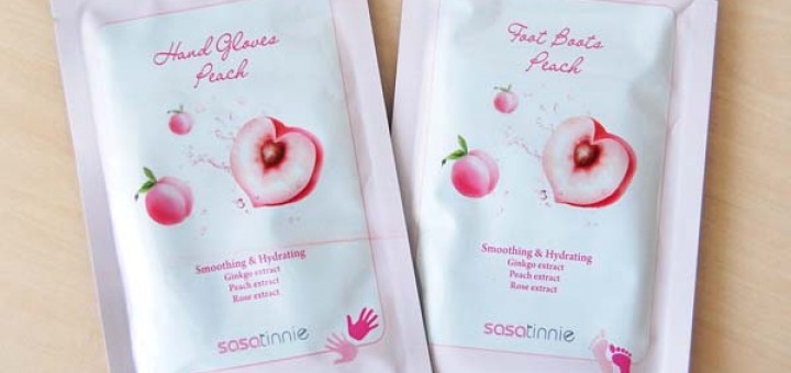 Sasatinnie Peach Hand Gloves, Sasatinnie Peach Foot Boots