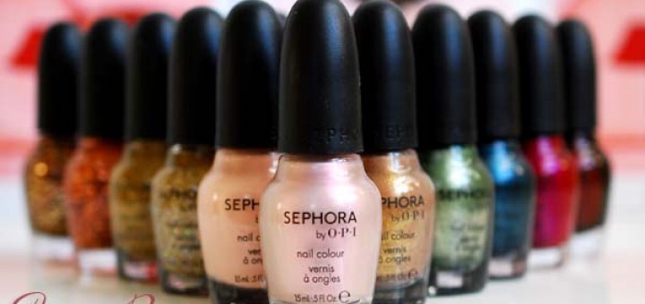 SEPHORA by OPI Jewelry Top Coats and SEPHORA by OPI Nail Colour