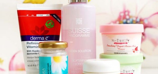 Fancy-Фавориты Января 2014, My Beauty Diary Strawberry Yogurt Amino Acid Cleanser, My Beauty Diary Aloe Amino Acid Cleanser, Suisse Programme Hydra Solution Hydra Solution Softening Lotion, Derma E Vitamin A Pore Refining Mask, Isvara Organics Clear Skin Facial Mask, Reviva Labs, Problem Skin Mask