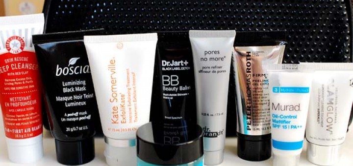 Sephora Favorites, Dr. Brand Pores No More Pore Refiner, Dr. Jart Black Label Detox BB Beauty Balm SPF 25, Murad Oil-Control Mattifier SPF 15, Ole Henriksen Ultimate Lift Eye Gel, GLAMGLOW® SUPERMUD Clearing Treatment, Boscia Luminizing Black Mask, Кate Somerville Skincare ExfoliKate® Intensive Exfoliating Treatment, First Aid Beauty Ltd. Red Clay Deep Cleanser, Peter Thomas Roth FirmX Peeling Gel