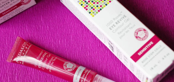 Andalou Naturals, Eye Revive Contour Gel, 1000 Roses, Sensitive