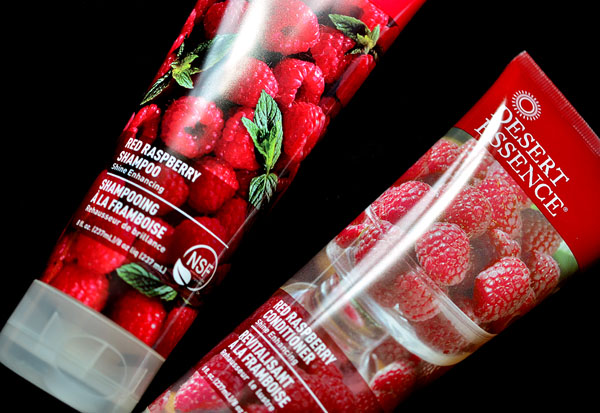 Desert Essence Organics Red Raspberry Shampoo, Desert Essence Conditioner Red Raspberry
