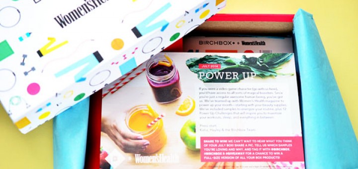 Fancy Бьюти-боксы: Birchbox July 2014, Birchbox July 2014, 100% Pure Gingerade Shower Gel (Honey Cream Wash), Harvey Prince Hello Body Cream, Whish Shave Crave Shaving Cream, Marcelle New·Age 8 in 1 Power Serum, Cynthia Rowley Beauty Creamy Lip Stain