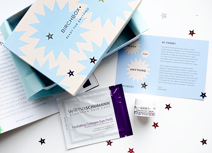 Fancy Бьюти-боксы: Birchbox March 2016, Birchbox March 2016, Birchbox, PARLOR by Jeff Chastain Smoothing Blowout Spray, Wilma Schumann Skincare Hydrating Collagen Eye Pads, Kiehl's Ultra Facial Cream, Smashbox Photo Op Eyeshadow Trio, Milk Makeup Lip Color