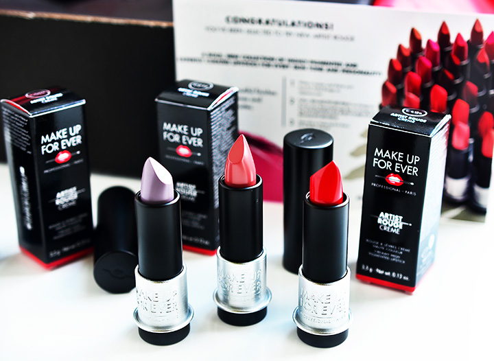 Помады MAKE UP FOR EVER Artist Rouge Lipstick, MAKE UP FOR EVER Artist Rouge Lipstick, макияж, французская косметика, MAKE UP FOR EVER