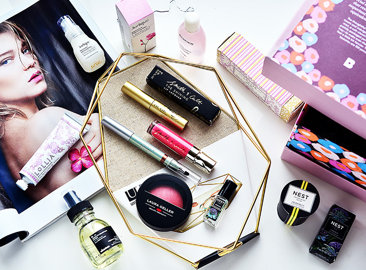 Fancy Бьюти-боксы: Limited Edition Beauty in Bloom, Limited Edition Beauty in BloomBirchbox, NEST Fragrance, Lollia, Davines, Laura Geller, stila, Mally Beauty, Smith & Cult, Jurlique, американская косметика, натуральная косметика, органическая косметика, уход за лицом, уход за руками, Уход за волосами, Umbra