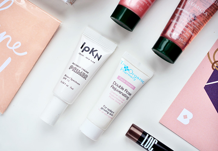 Fancy Бьюти-боксы: Birchbox December 2016, Birchbox December 2016, Rene Furterer Lumicia Shampoo, Rene Furterer Lumicia Conditioner, IPKN Radiant Cream Primer, The Organic Pharmacy Double Rose Rejuvenating Face Cream, LOC One & Done Shadow Stick
