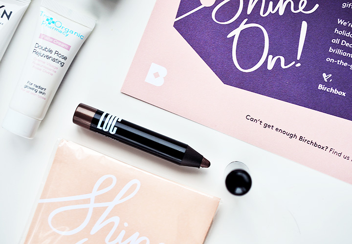 Fancy Бьюти-боксы: Birchbox December 2016, Birchbox December 2016, Rene Furterer Lumicia Shampoo, Rene Furterer Lumicia Conditioner, IPKN Radiant Cream Primer, The Organic Pharmacy Double Rose Rejuvenating Face Cream, LOC One & Done Shadow Stick