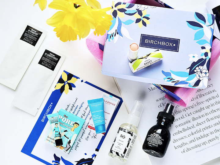 Birchbox, Davines OI All in One Milk, Benefit Cosmetics The POREfessional Face Primer, Davines OI Shampoo - Absolute Beautifying Shampoo for All Hair Types, Davines OI Conditioner - Absolute Beautifying Conditioner for All Hair Types, R+Co DALLAS Thickening Spray, ARROW BOOST Color Enhancing Lip Balm, Clarins Hydra-Essentiel Silky Cream - Normal to Dry Skin,