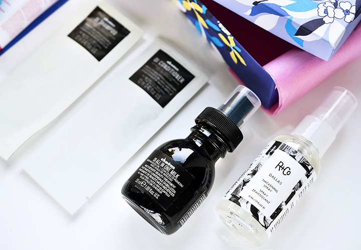 Birchbox March 2017 Pretty Mighty, Birchbox March 2017, Birchbox, Davines OI All in One Milk, Benefit Cosmetics The POREfessional Face Primer, Davines OI Shampoo - Absolute Beautifying Shampoo for All Hair Types, Davines OI Conditioner - Absolute Beautifying Conditioner for All Hair Types, R+Co DALLAS Thickening Spray, ARROW BOOST Color Enhancing Lip Balm, Clarins Hydra-Essentiel Silky Cream - Normal to Dry Skin,