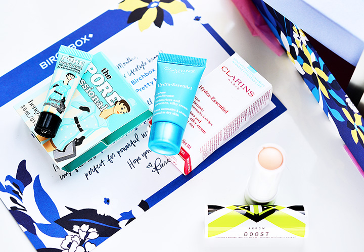 Birchbox March 2017 Pretty Mighty, Birchbox March 2017, Birchbox, Davines OI All in One Milk, Benefit Cosmetics The POREfessional Face Primer, Davines OI Shampoo - Absolute Beautifying Shampoo for All Hair Types, Davines OI Conditioner - Absolute Beautifying Conditioner for All Hair Types, R+Co DALLAS Thickening Spray, ARROW BOOST Color Enhancing Lip Balm, Clarins Hydra-Essentiel Silky Cream - Normal to Dry Skin,