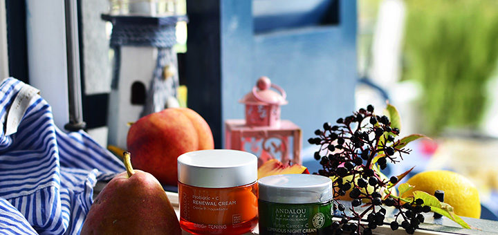 Кремовый уход Andalou Naturals, Andalou Naturals, iherb.com, iherb.com отзывы, натуральная косметика, уход за лицом, отзывы iherb.com, крем для лица, ночной крем, дневной крем