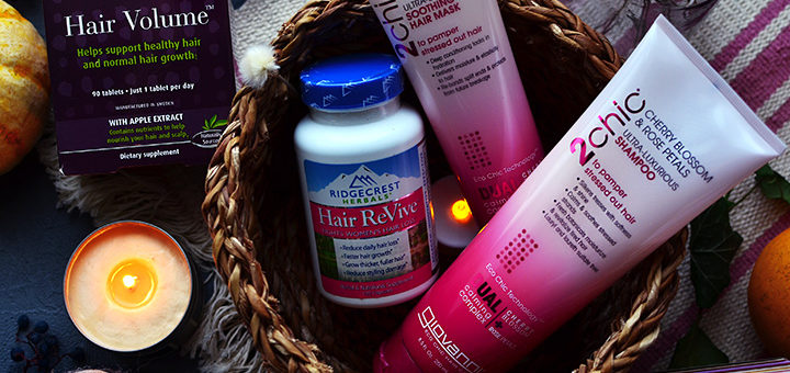 RidgeCrest Herbals, Hair ReVive, New Nordic US Inc, Hair Volume With Apple Extract, Giovanni 2chic, Ultra-Luxurious, Soothing Hair Mask, Cherry Blossom & Rose Petals, Giovanni, 2chic, Ultra-Luxurious Shampoo, to Pamper Stressed Out Hair, Cherry Blossom & Rose Petals, iherb.com, iherb.com отзывы, Уход за волосами, американская косметика, отзывы iherb.com,